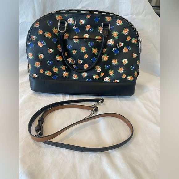 Coach Black Floral Women's Bag - Picture 2 of 3